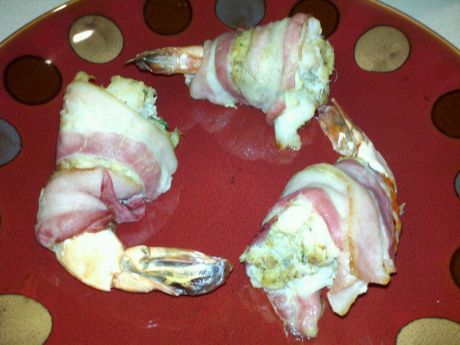 Bacon Wrapped Stuffed Shrimp